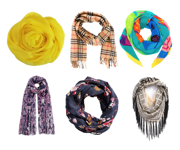 модные аксессуары на осень 2015 - шарфы