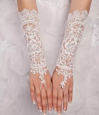 длинные свадебные перчатки 2017