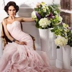 Розовое свадебное платье — выбор для романтичных натур