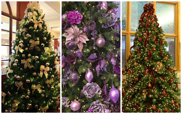 дизайн и декор новогодней елки, фото, идеи декора елки на новый год