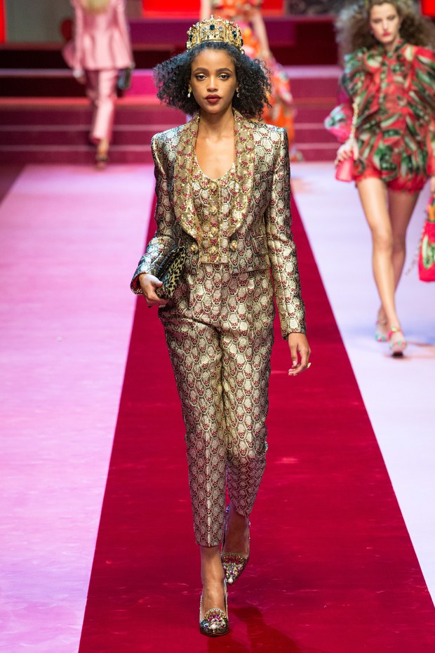 обзор модной коллекции Dolce & Gabbana весна-лето 2018