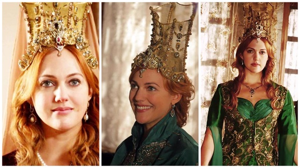 платья, наряды, украшения, драгоценности сериала великолепный век - хюррем в высокой короне(13)