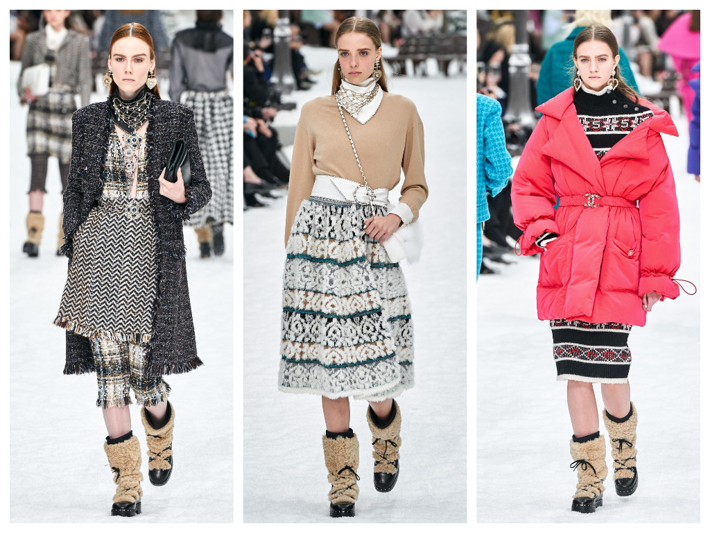 модная женская обувь зима 2020 - сапоги дутики