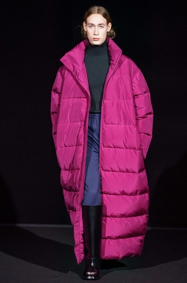 модный пуховик зима 2020, фото стильных образов