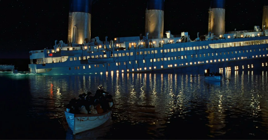 холодная вода на съемках фильма Титаник